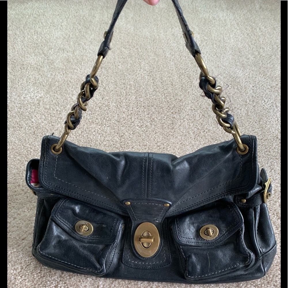 Coach Purse - Black leather